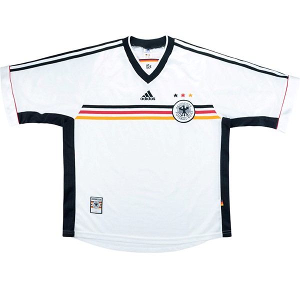 Tailandia Camiseta Alemania Primera equipo Retro 1998 Blanco